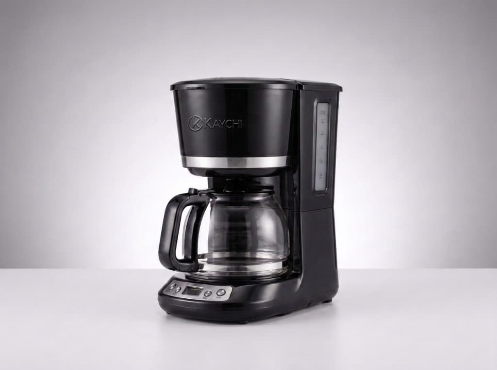 Kaychi Programmable Drip Coffee Maker front perspective view