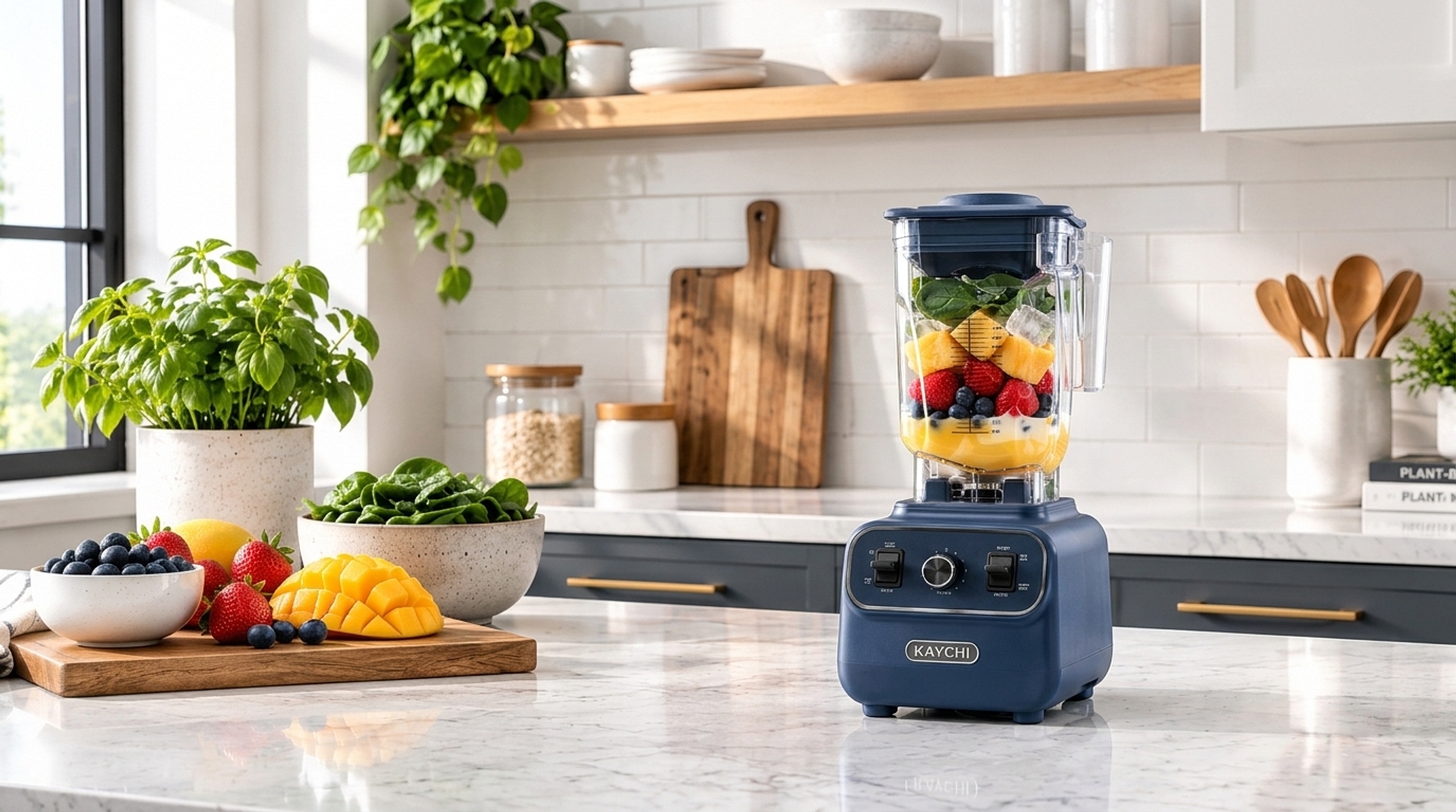 Kaychi Premium Culinary Blender in modern kitchen